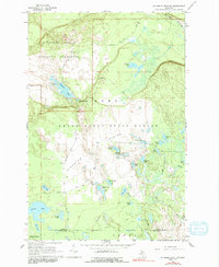 Au Sable Point SW 1966 topographic map thumbnail