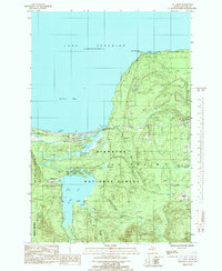 Au Train 1985 topographic map thumbnail