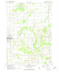 Bad Axe East 1970 topographic map thumbnail