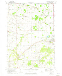 Bad Axe West 1970 topographic map thumbnail