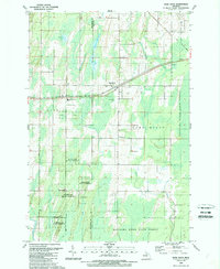 Bark River 1989 topographic map thumbnail