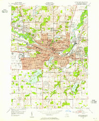 Battle Creek 1947 topographic map thumbnail