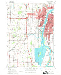 Bay City 1967 topographic map thumbnail
