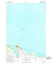 Bay City NE 1967 topographic map preview