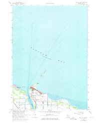 Bay City NE 1967 topographic map thumbnail