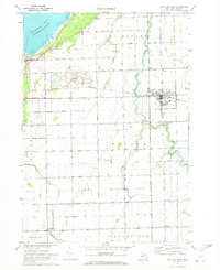 Bay Port East 1970 topographic map thumbnail