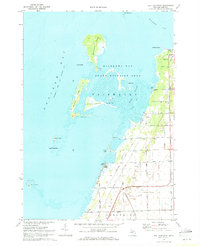 Bay Port West 1970 topographic map thumbnail