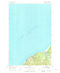 Beacon Hill 1954 topographic map thumbnail