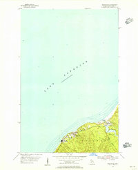 Beacon Hill 1954 topographic map thumbnail