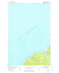 Beacon Hill 1954 topographic map thumbnail