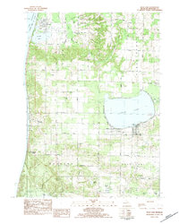 Bear Lake 1983 topographic map thumbnail