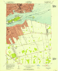 Belle Isle 1952 topographic map thumbnail