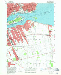 Belle Isle 1968 topographic map thumbnail