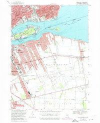 Belle Isle 1968 topographic map thumbnail