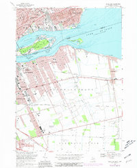 Belle Isle 1968 topographic map thumbnail