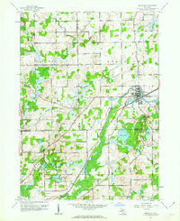 Bellevue 1961 topographic map thumbnail