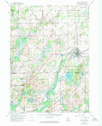 Bellevue 1961 topographic map thumbnail