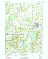 Bellevue 1961 topographic map thumbnail