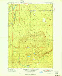 Bergland NE 1949 topographic map thumbnail