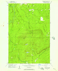 Bergland NE 1956 topographic map thumbnail