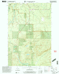 Bergland NE 1999 topographic map thumbnail