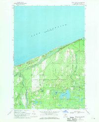 Betsy Lake NW 1968 topographic map thumbnail