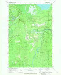 Betsy Lake South 1968 topographic map thumbnail