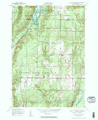 Big Bradford Lake 1951 topographic map thumbnail