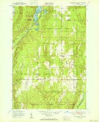 Big Bradford Lake 1951 topographic map thumbnail