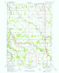 Birch Run South 1969 topographic map thumbnail