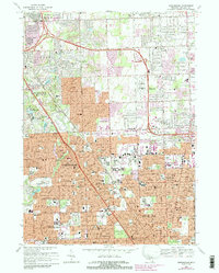 Birmingham 1968 topographic map thumbnail