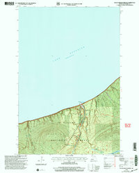 Black River Harbor 1999 topographic map thumbnail