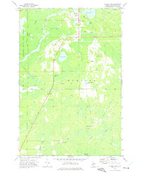 Blaney Park 1972 topographic map thumbnail
