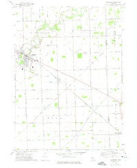 Blissfield 1972 topographic map thumbnail