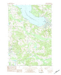 Boyne City 1983 topographic map thumbnail