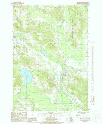 Boyne Falls 1986 topographic map thumbnail