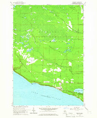 Brevort 1964 topographic map thumbnail