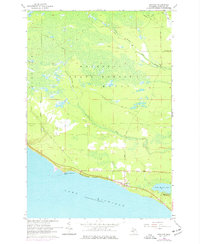 Brevort 1964 topographic map thumbnail