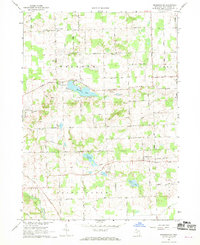 Bridgewater 1967 topographic map thumbnail