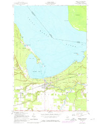 Brimley 1951 topographic map thumbnail