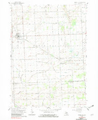 Brown City 1961 topographic map thumbnail