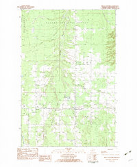 Bruce Crossing 1982 topographic map thumbnail