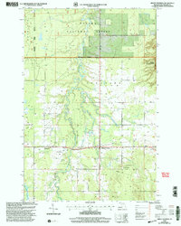 Bruce Crossing 1999 topographic map thumbnail