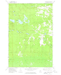 Buckeye Lake 1973 topographic map thumbnail