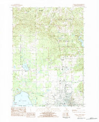 Cadillac North 1983 topographic map thumbnail