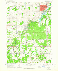 Caro 1963 topographic map thumbnail