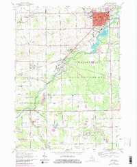 Caro 1963 topographic map thumbnail