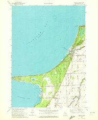 Caseville 1970 topographic map thumbnail