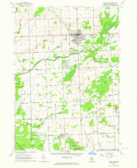 Cass City 1963 topographic map thumbnail