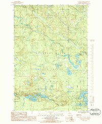 Cataract Basin 1986 topographic map thumbnail